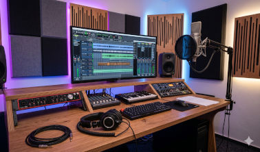 Nahrávací studio v operačním systému Linux Mint